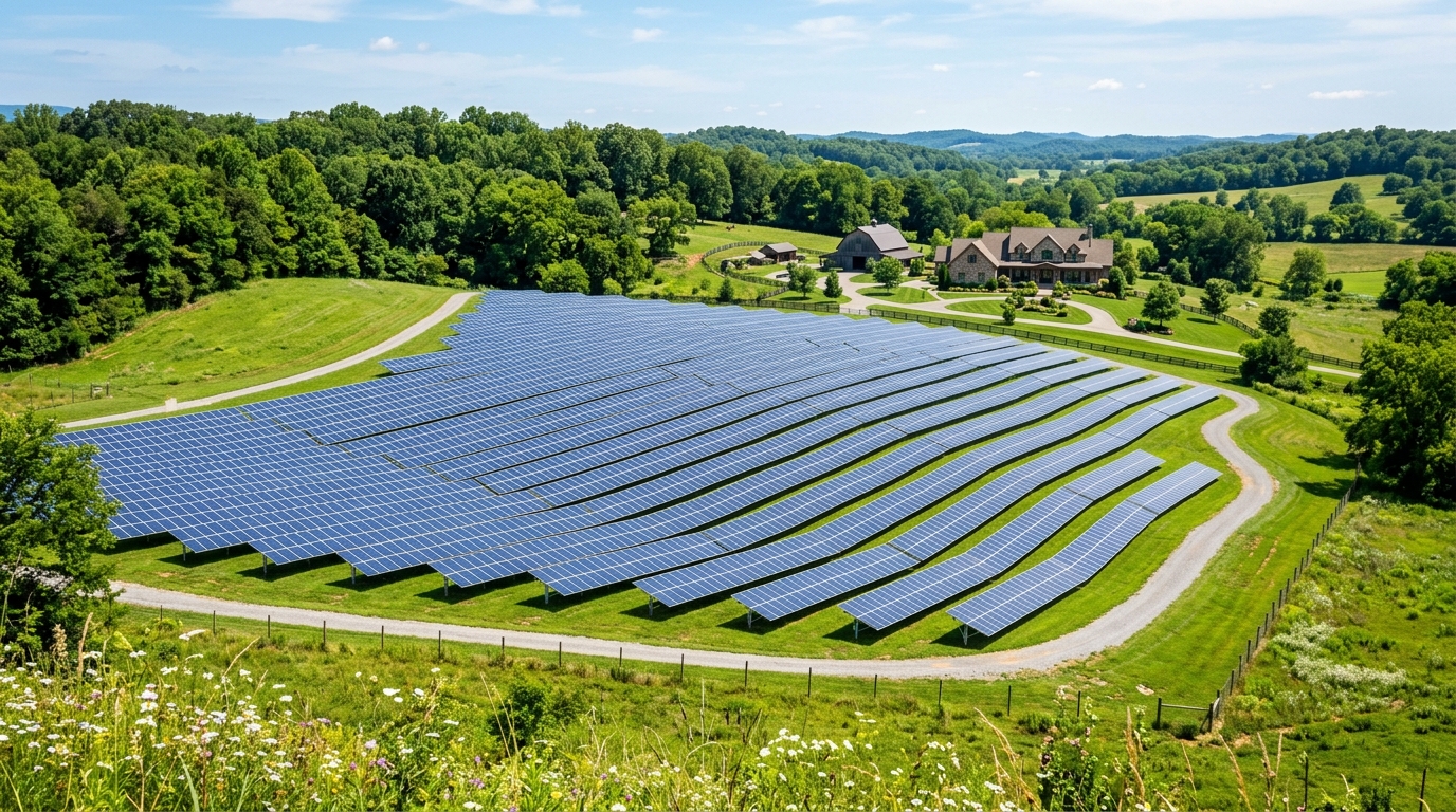 Ground-Mount Solar Installation